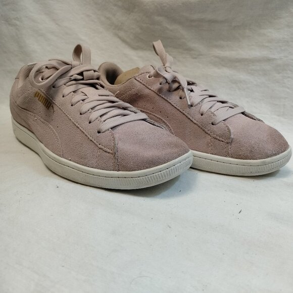 Puma Vikky AOS Sneakers, Pink Suede - Picture 1 of 9